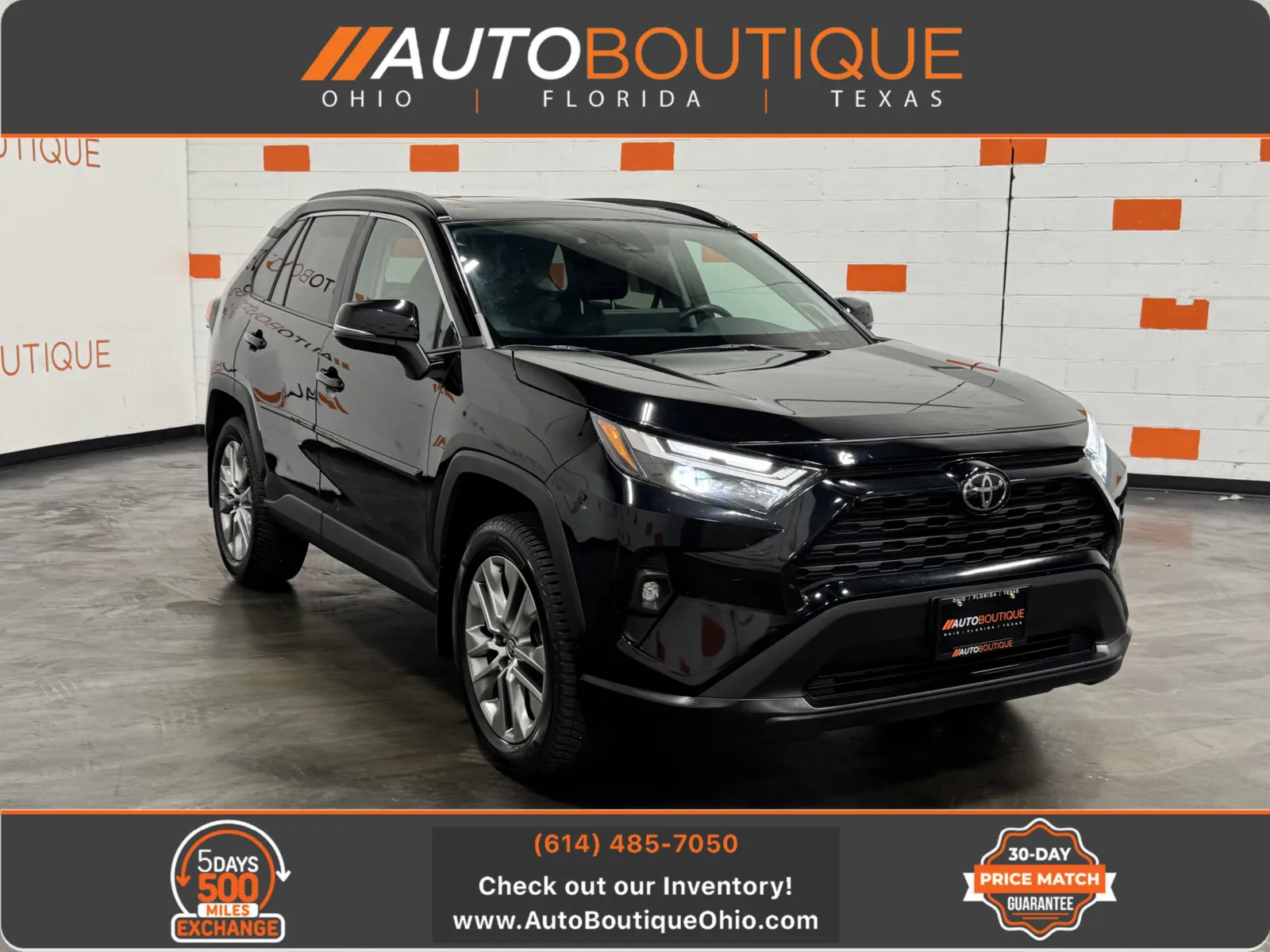 Black 2023 Toyota RAV4 XLE Premium for sale in Columbus, OH