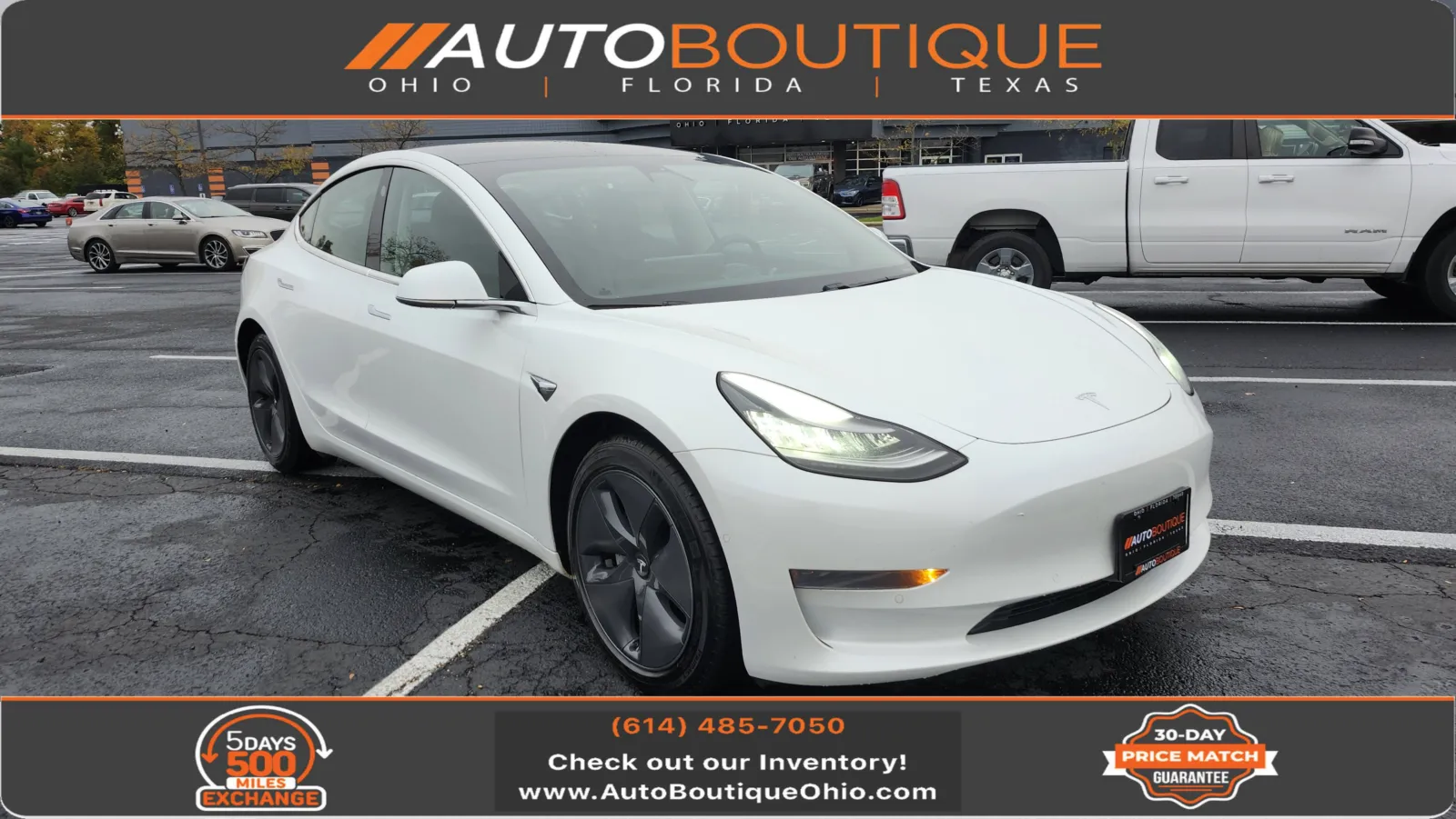White 2019 Tesla Model 3 Standard Range Plus for sale in Columbus, OH