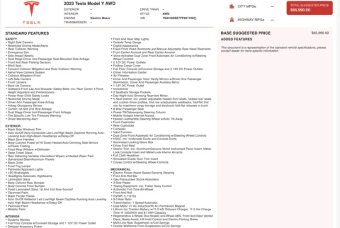 Photos of 2023 Tesla Model Y for sale in Columbus, OH at Auto Boutique Ohio