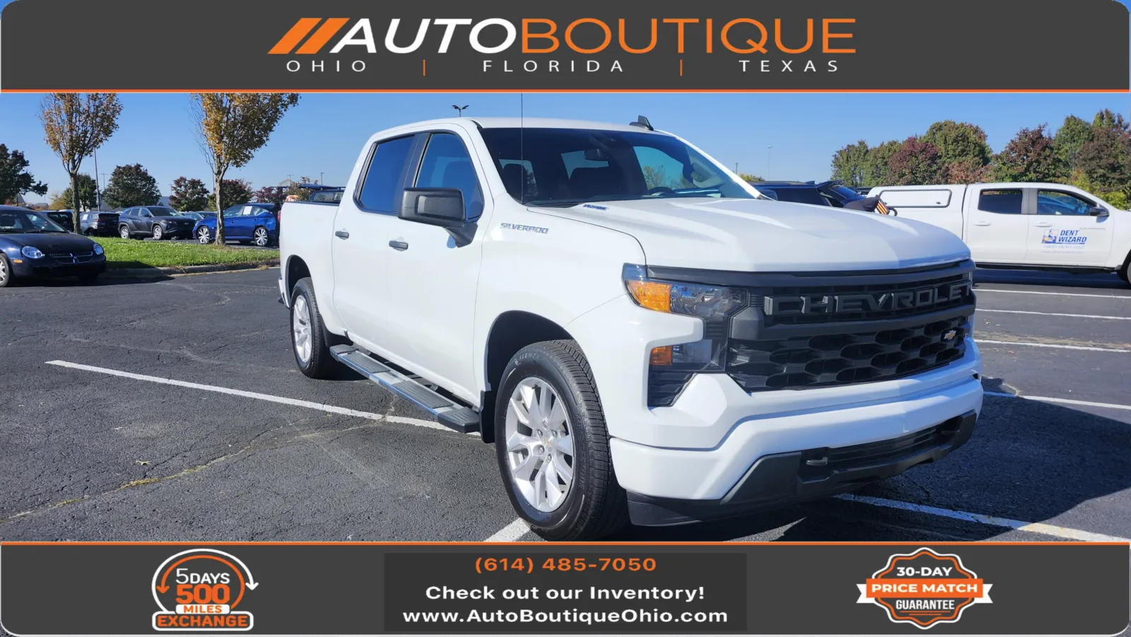 White 2025 Chevrolet Silverado 1500 Custom for sale in Columbus, OH