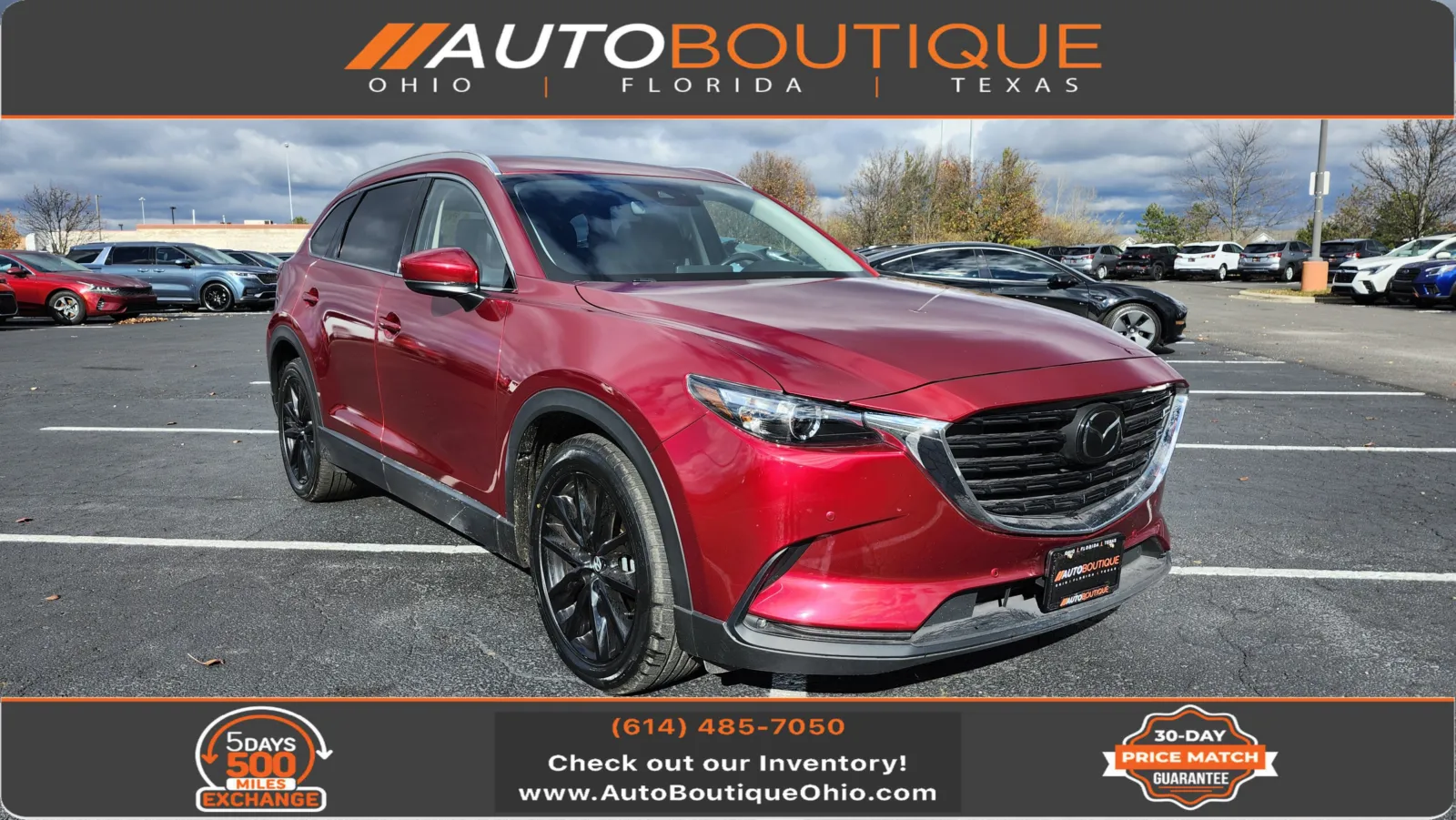 Red 2022 Mazda CX-9 Touring Plus for sale in Columbus, OH