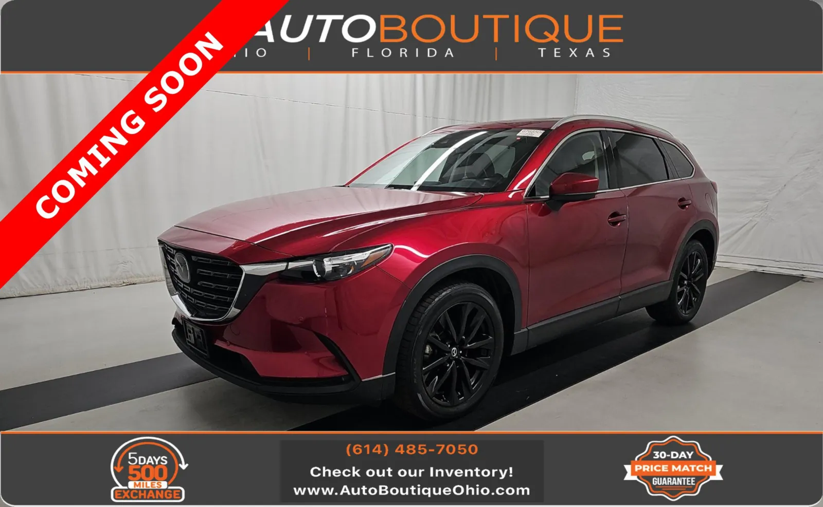 Red 2022 Mazda CX-9 Touring Plus for sale in Columbus, OH