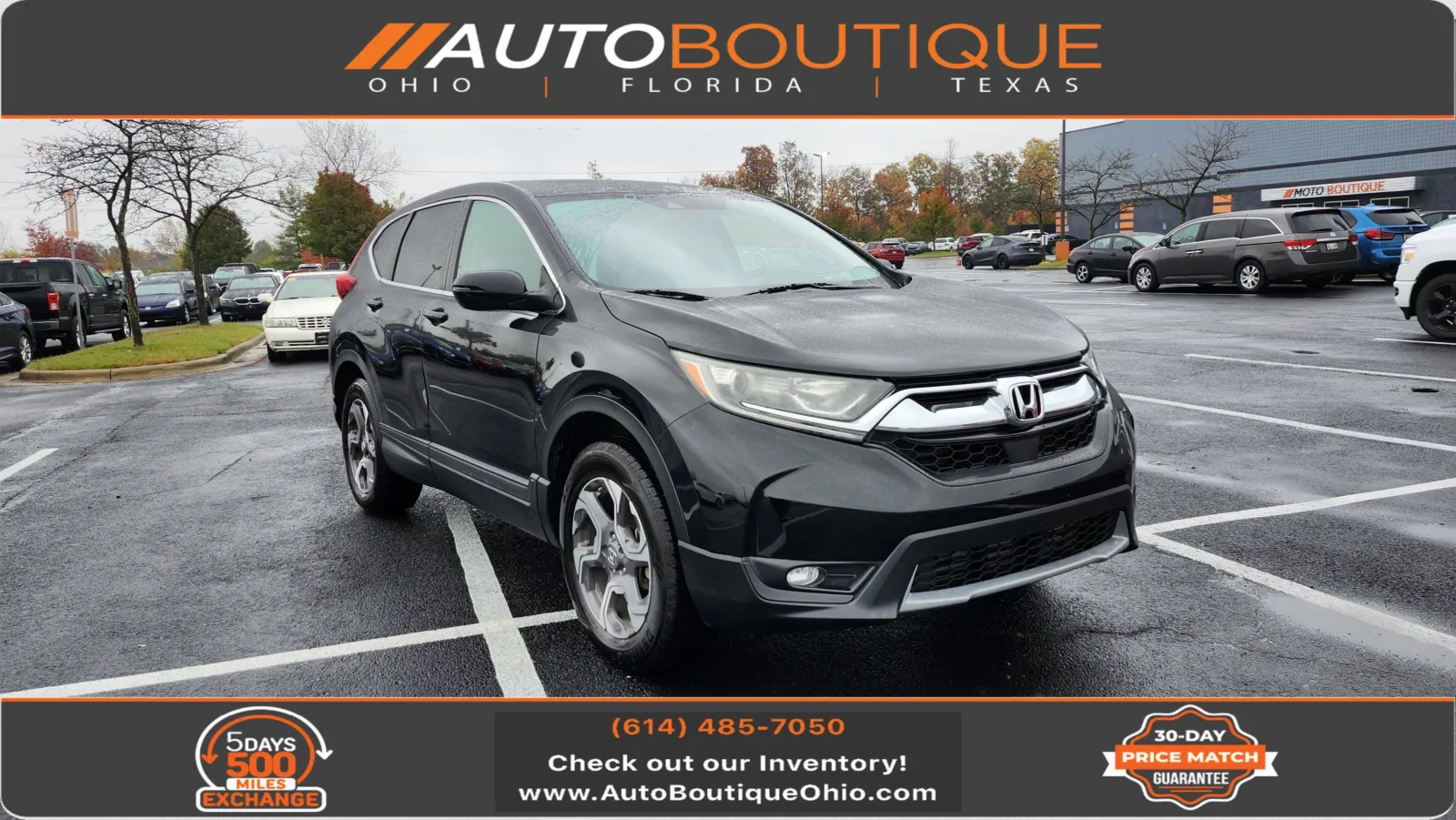 Black 2018 Honda CR-V EX for sale in Columbus, OH