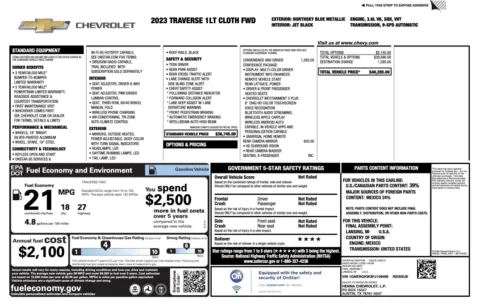 More photos of 2023 Chevrolet Traverse LT Cloth at Auto Boutique Ohio, OH