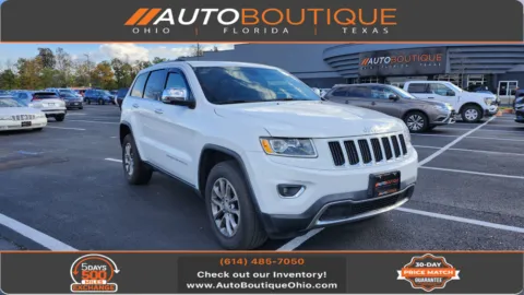White 2016 Jeep Grand Cherokee Limited for sale in Columbus, OH