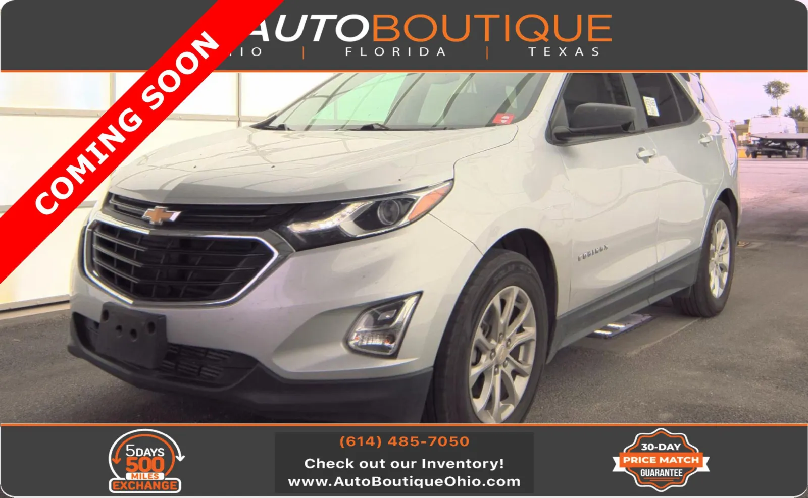 Silver 2021 Chevrolet Equinox LS for sale in Columbus, OH