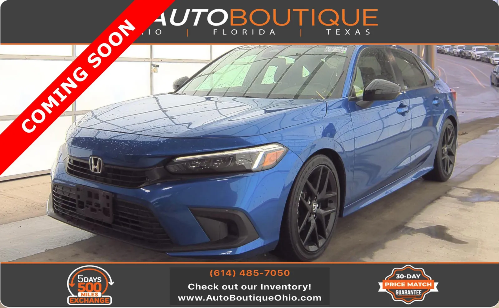 Blue 2022 Honda Civic Sedan Sport for sale in Columbus, OH