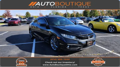 Black 2019 Honda Civic Coupe EX for sale in Columbus, OH
