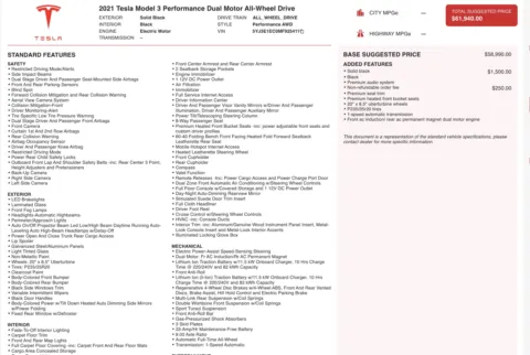 Photos of 2021 Tesla Model 3 Performance for sale in Columbus, OH at Auto Boutique Ohio
