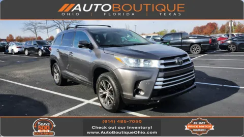 Gray 2019 Toyota Highlander LE for sale in Columbus, OH