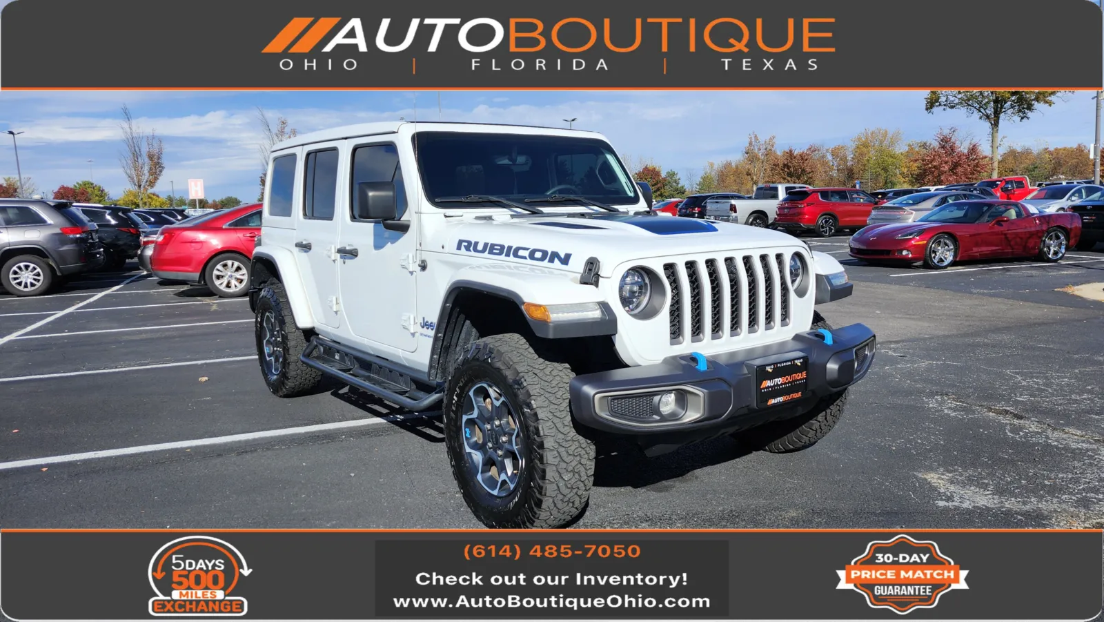 White 2023 Jeep Wrangler 4xe Rubicon for sale in Columbus, OH