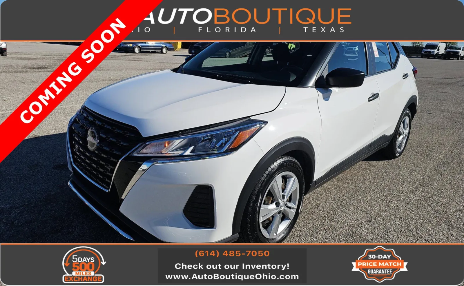 White 2022 Nissan Kicks S for sale in Columbus, OH
