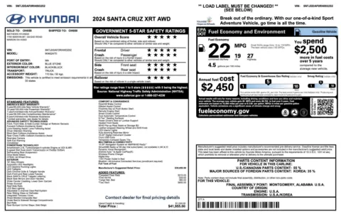 More photos of 2024 Hyundai Santa Cruz XRT at Auto Boutique Ohio, OH