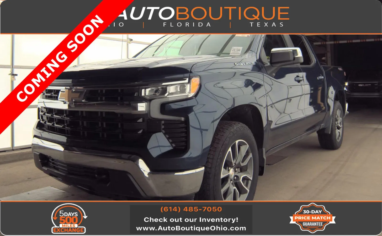 Blue 2023 Chevrolet Silverado 1500 LT for sale in Columbus, OH