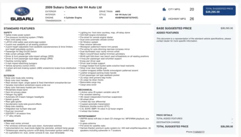 More photos of 2009 Subaru Outback Ltd at Auto Boutique Ohio, OH