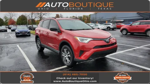 Red 2017 Toyota RAV4 LE for sale in Columbus, OH