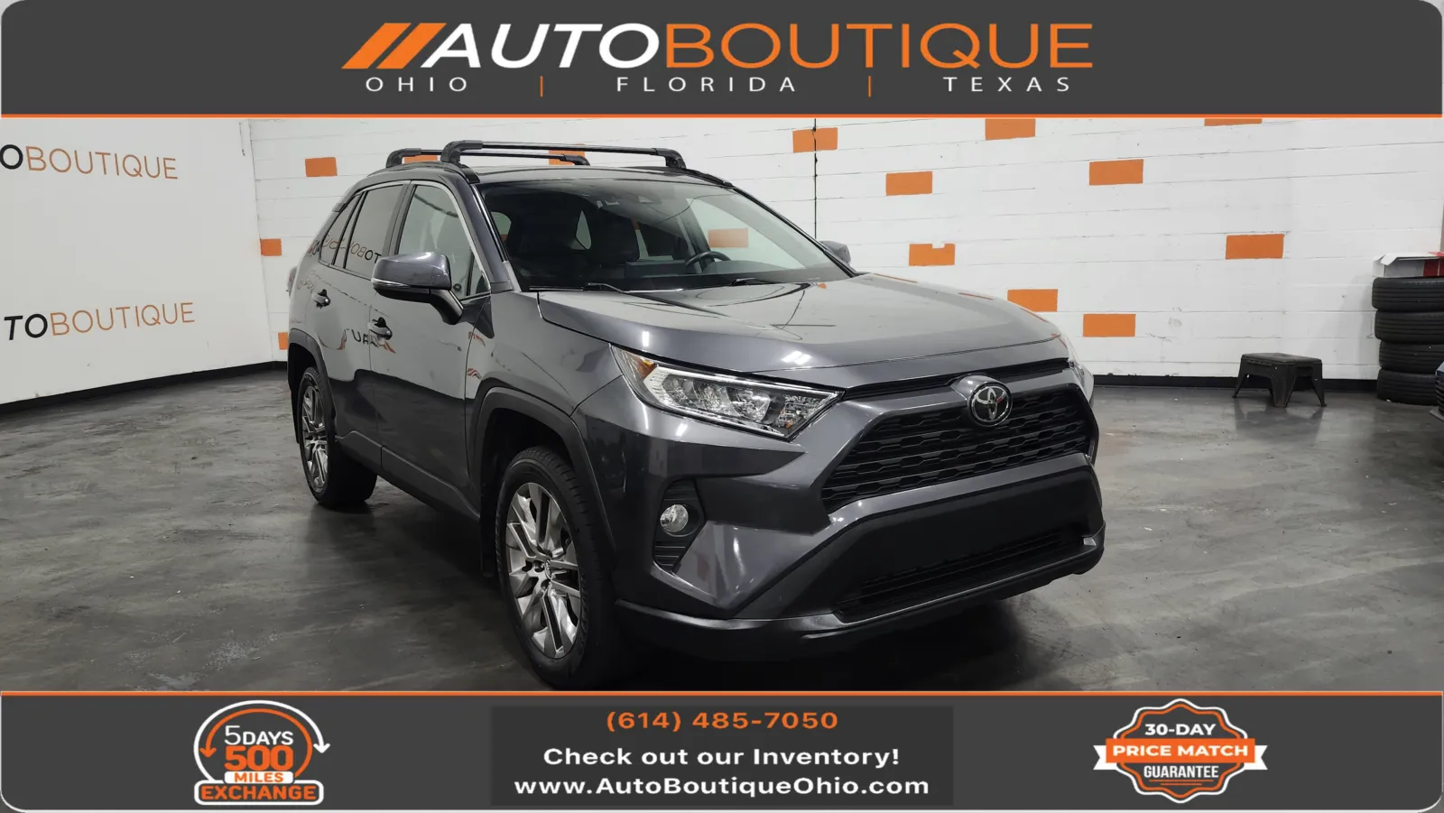 Gray 2020 Toyota RAV4 XLE Premium for sale in Columbus, OH