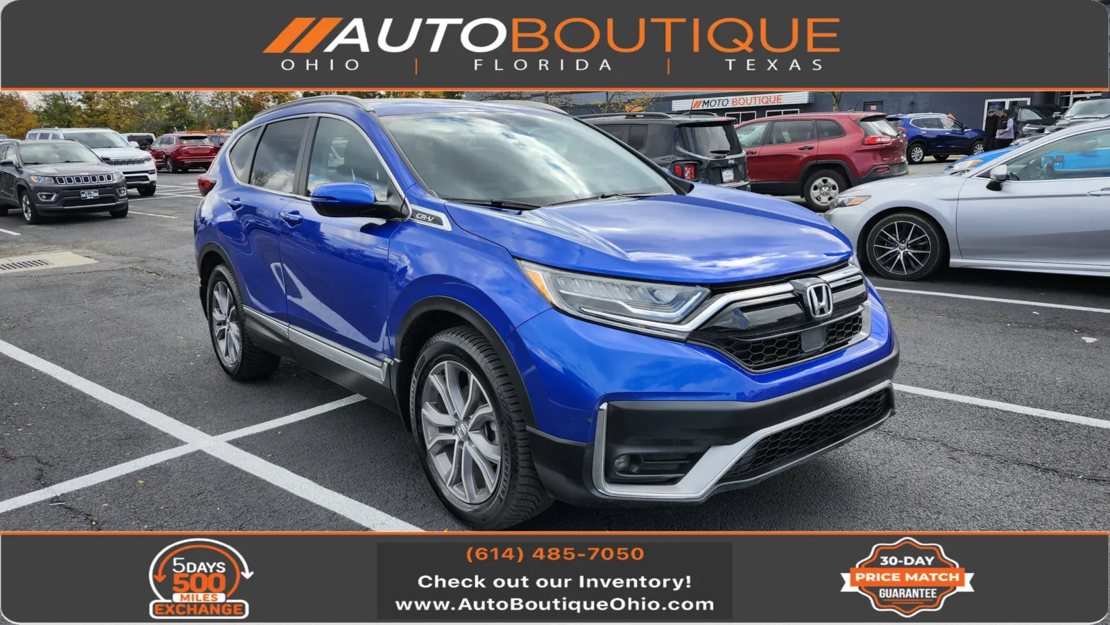 Blue 2020 Honda CR-V Touring for sale in Columbus, OH