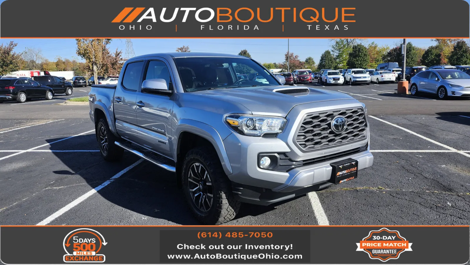 Silver 2021 Toyota Tacoma TRD Sport for sale in Columbus, OH