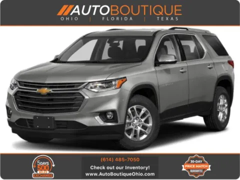 Gray 2021 Chevrolet Traverse LT Cloth for sale in Columbus, OH