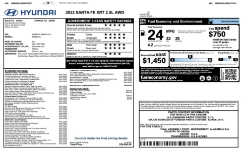 More photos of 2022 Hyundai Santa Fe XRT at Auto Boutique Ohio, OH