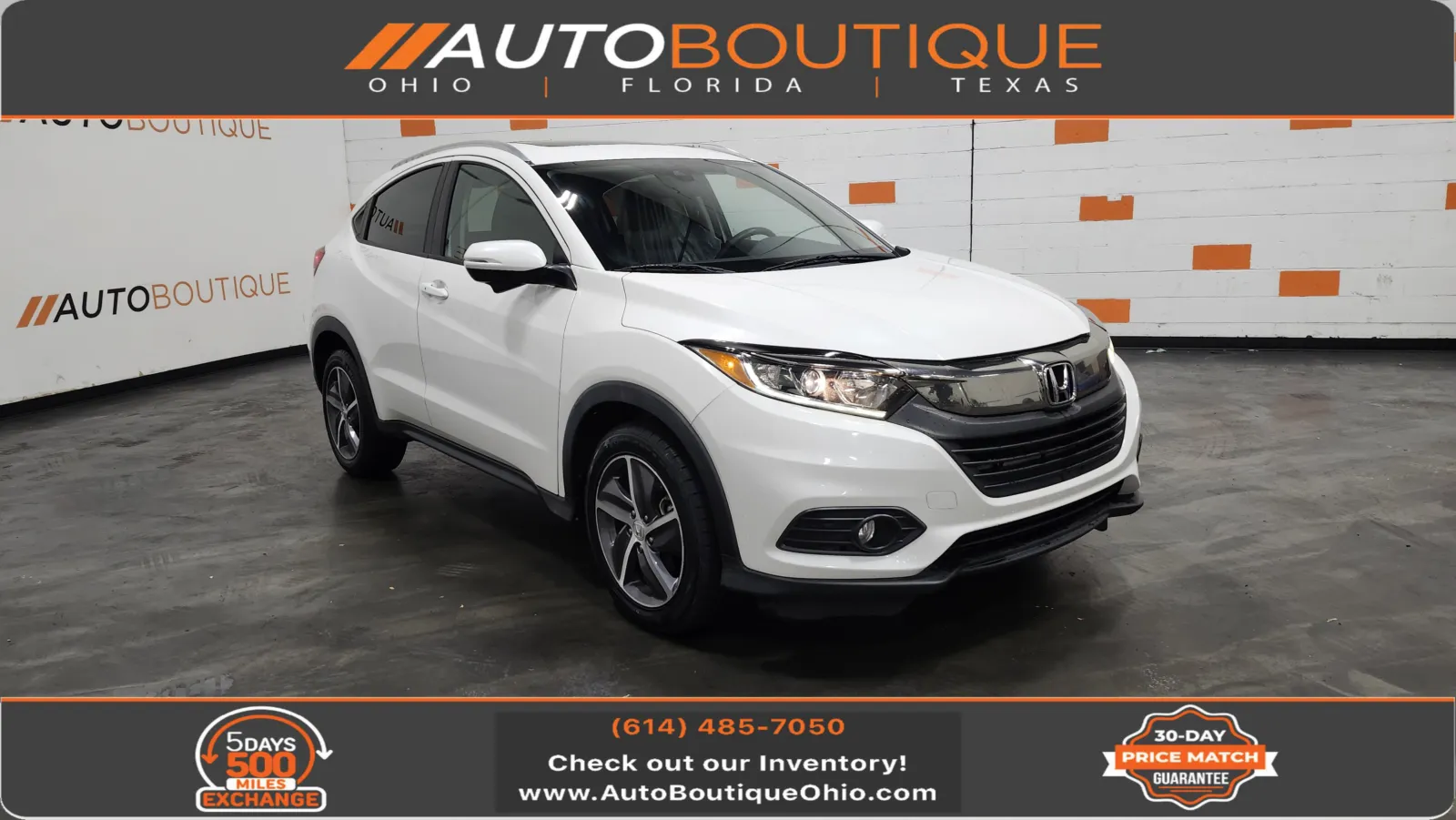 White 2021 Honda HR-V EX for sale in Columbus, OH