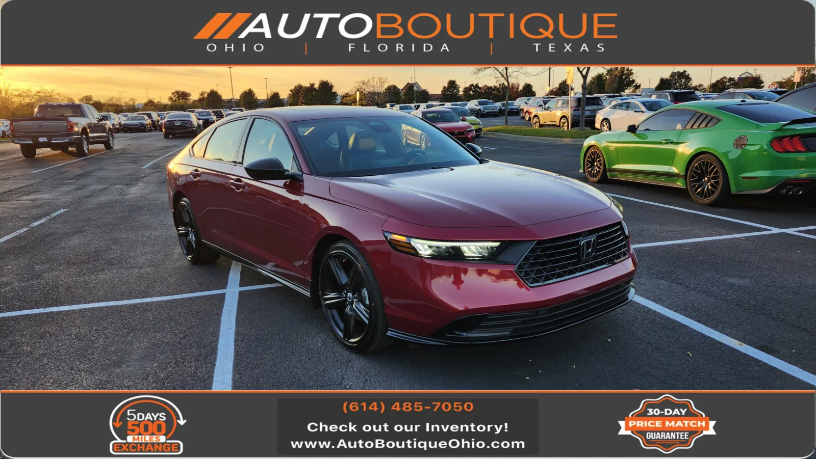 Red 2024 Honda Accord Hybrid Sport-L for sale in Columbus, OH