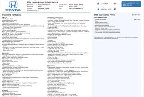 More photos of 2024 Honda Accord Hybrid Sport-L at Auto Boutique Ohio, OH