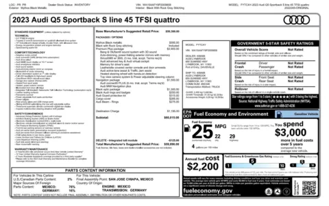 Photos of 2023 Audi Q5 Sportback S line Premium Plus for sale in Columbus, OH at Auto Boutique Ohio