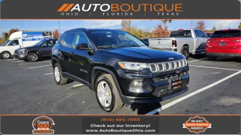 Black 2022 Jeep Compass Latitude for sale in Columbus, OH