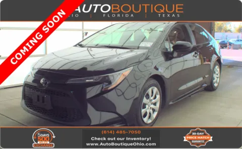 Black 2021 Toyota Corolla LE for sale in Columbus, OH