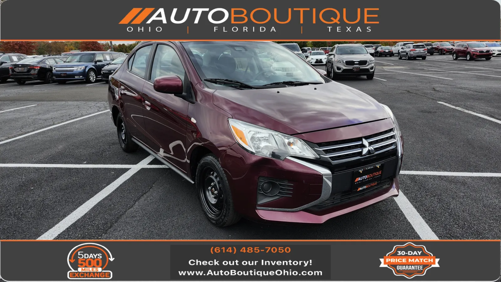 Black 2023 Mitsubishi Mirage G4 ES for sale in Columbus, OH