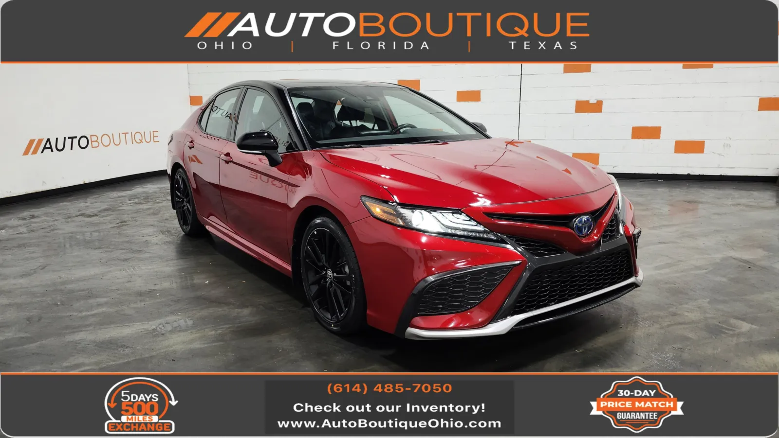 Red 2022 Toyota Camry Hybrid XSE for sale in Columbus, OH