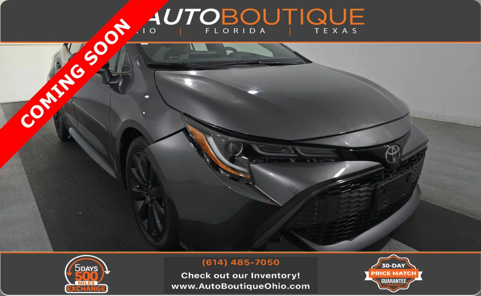 Gray 2022 Toyota Corolla Hatchback SE for sale in Columbus, OH