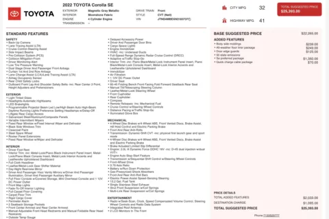 Photos of 2022 Toyota Corolla Hatchback SE for sale in Columbus, OH at Auto Boutique Ohio