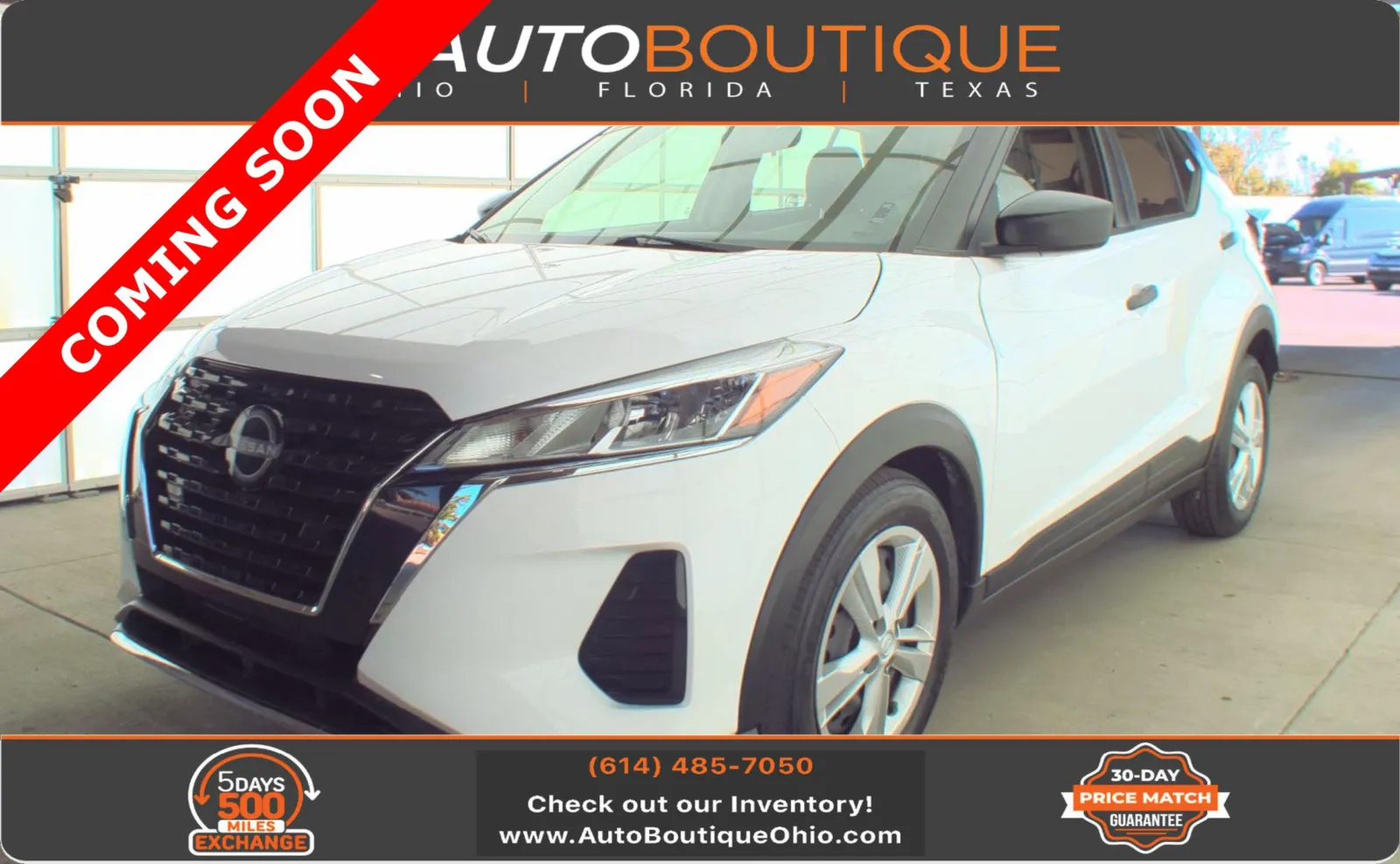 White 2023 Nissan Kicks S for sale in Columbus, OH