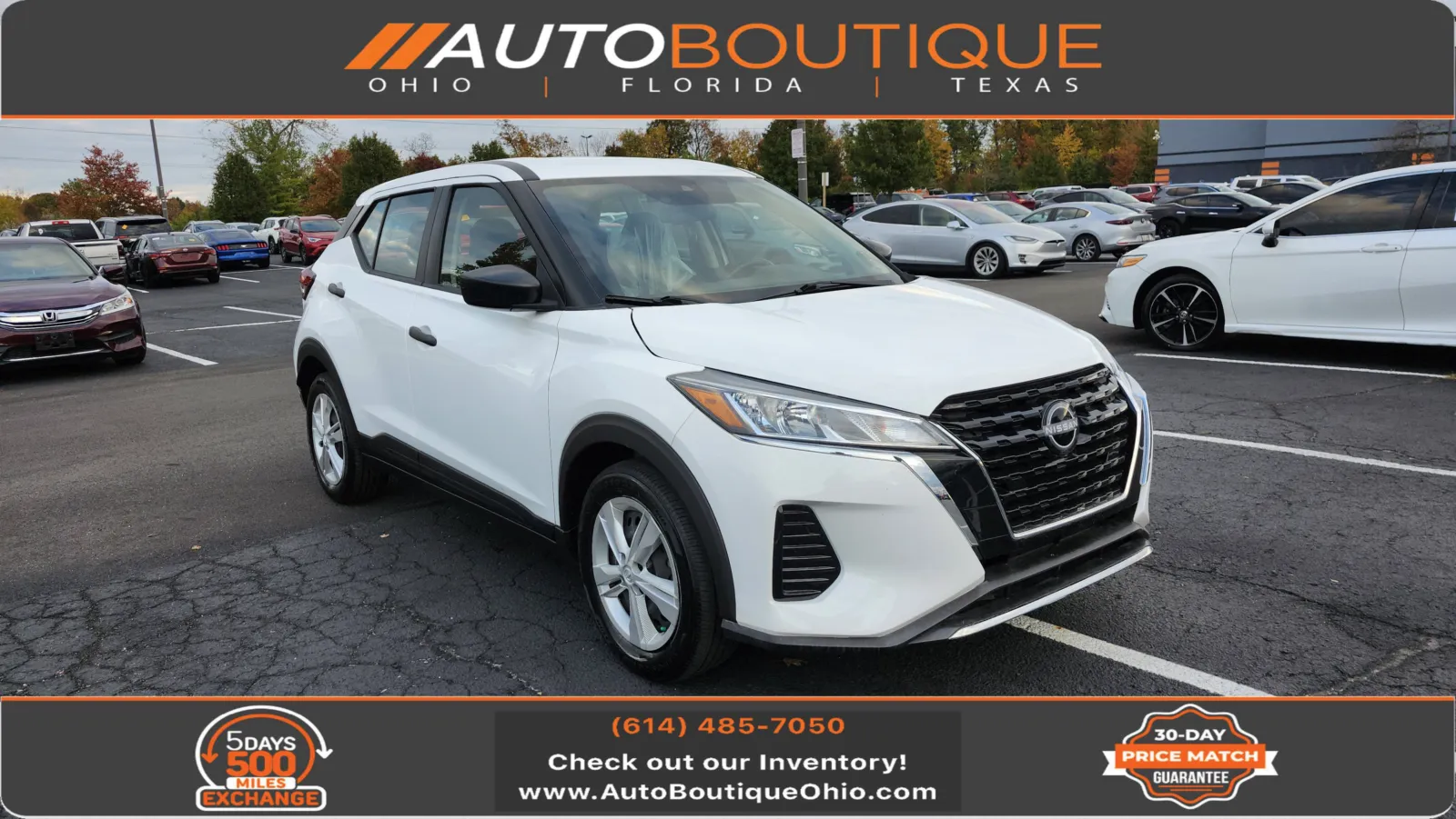 White 2023 Nissan Kicks S for sale in Columbus, OH