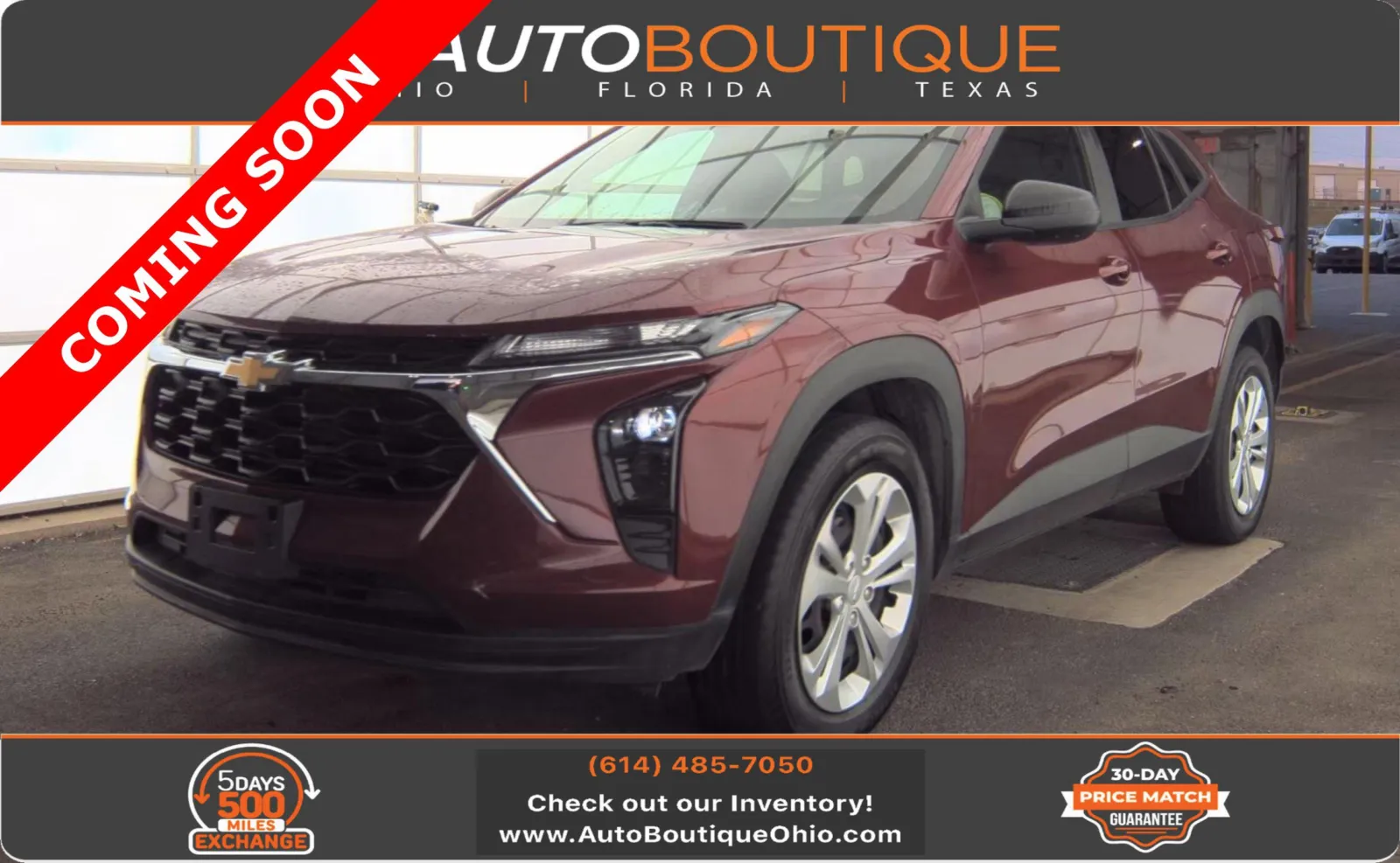 Red 2024 Chevrolet Trax LS for sale in Columbus, OH