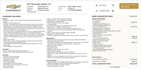 Photos of 2017 Chevrolet Camaro 1LT for sale in Columbus, OH at Auto Boutique Ohio