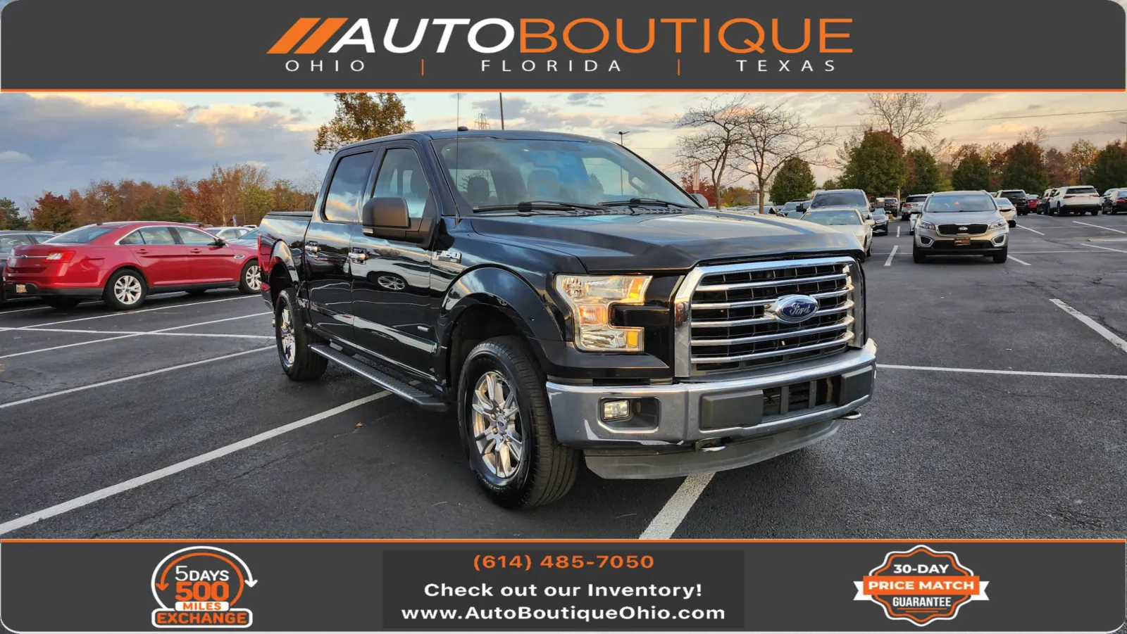 Black 2016 Ford F-150 XLT for sale in Columbus, OH