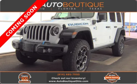 White 2022 Jeep Wrangler 4xe Unlimited Rubicon for sale in Columbus, OH