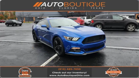 Blue 2017 Ford Mustang EcoBoost for sale in Columbus, OH