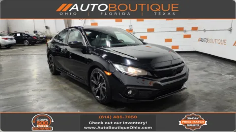 Black 2019 Honda Civic Sedan Sport for sale in Columbus, OH