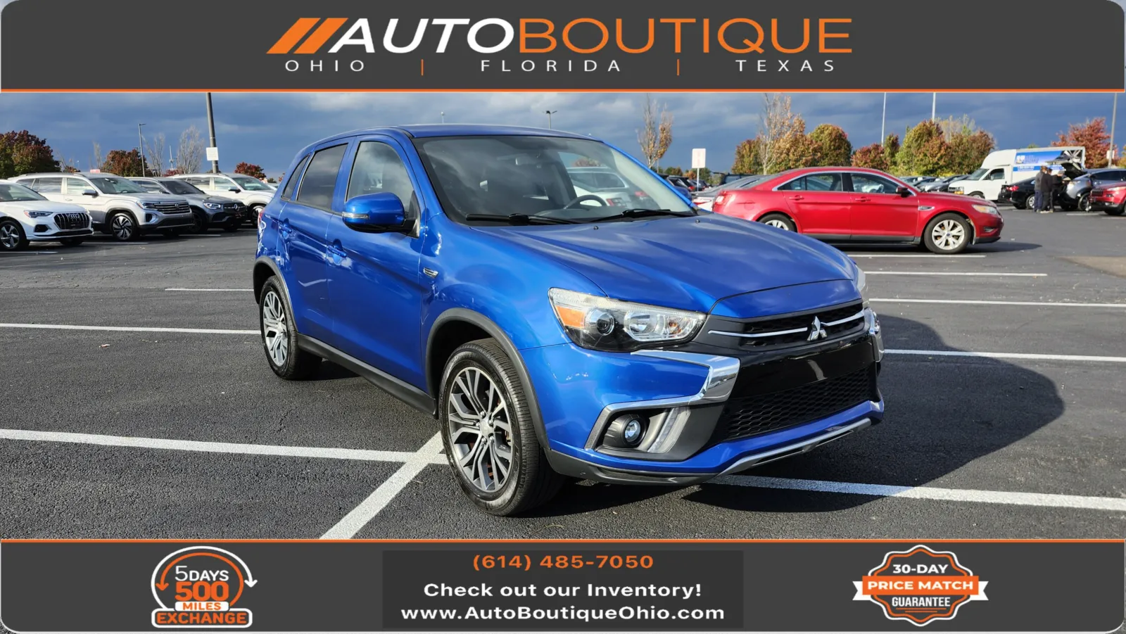 Blue 2019 Mitsubishi Outlander Sport SE 2.0 for sale in Columbus, OH