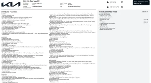 Photos of 2023 Kia Sportage EX for sale in Columbus, OH at Auto Boutique Ohio