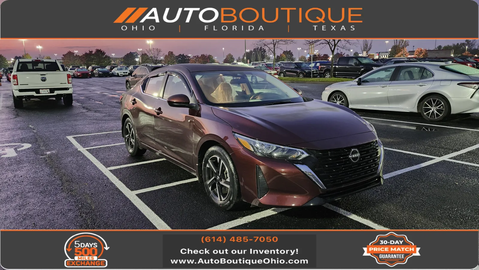 Red 2024 Nissan Sentra SV for sale in Columbus, OH