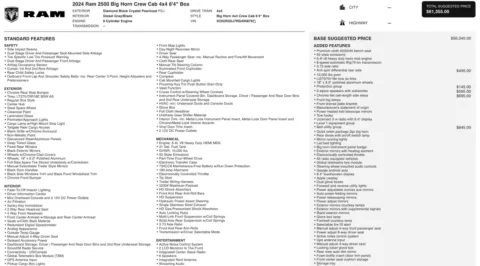 Photos of 2024 Ram 2500 Big Horn for sale in Columbus, OH at Auto Boutique Ohio