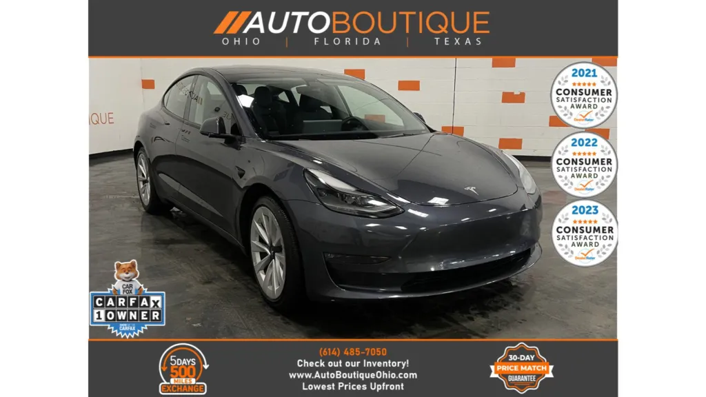Used 2022 Tesla Model 3 Long Range for sale in Columbus OH VIN 5YJ3E1EB7NF185607