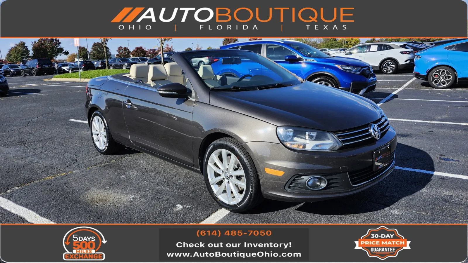Black 2013 Volkswagen Eos Komfort for sale in Columbus, OH