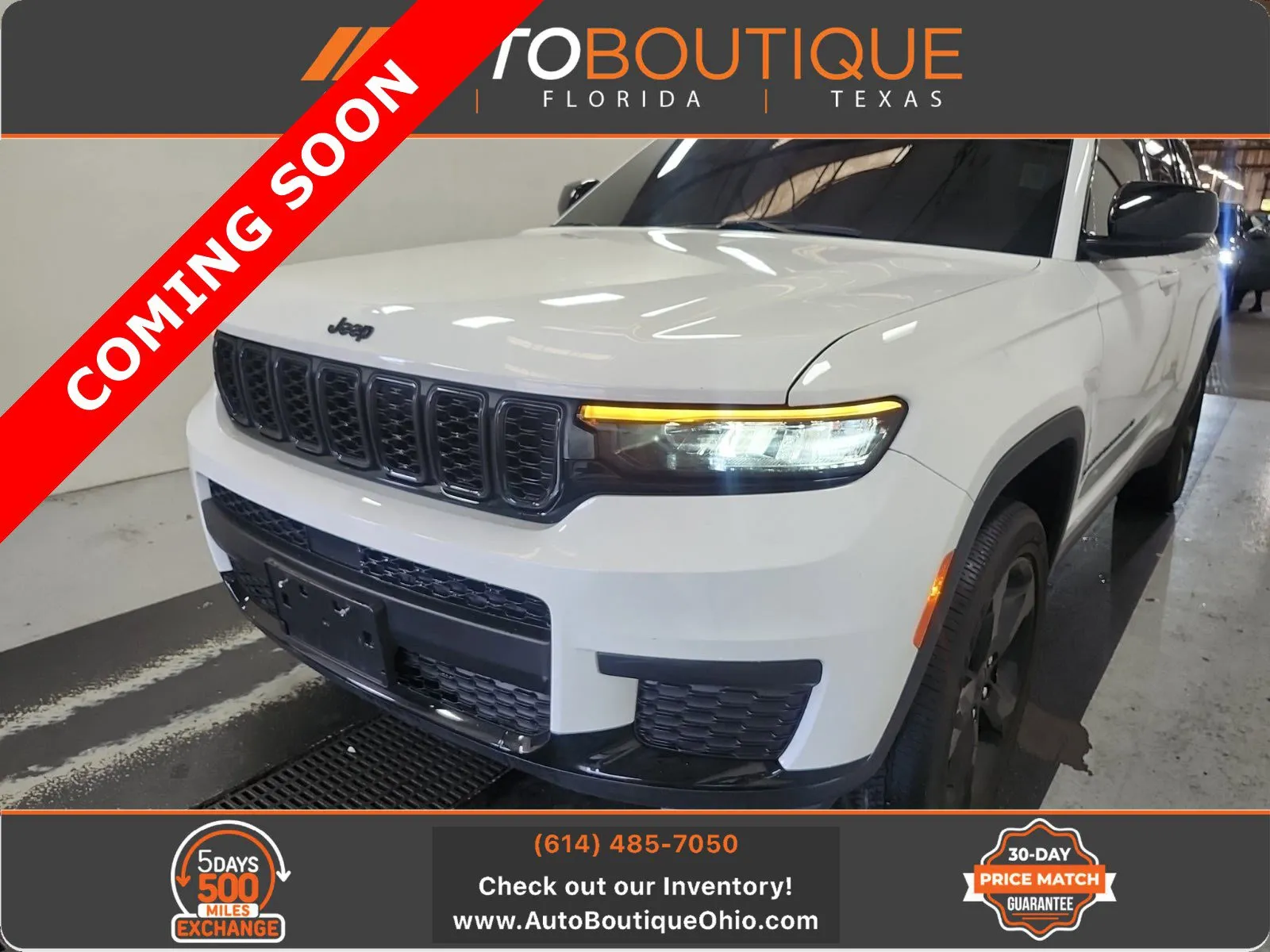 White 2023 Jeep Grand Cherokee L Altitude for sale in Columbus, OH